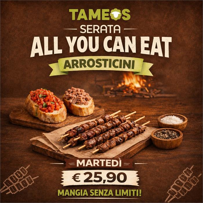 🔥 All You Can Arrosticini 🔥